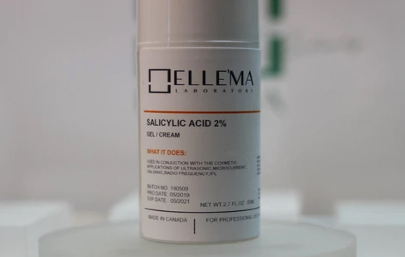 کرم ژل پوست چرب و جوش دار و درمان کننده منافذ باز الما salicylic acid 2% gel cream ELLEMA