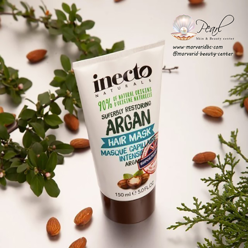 ماسک مو تقویت کننده و بازسازی کننده قوی – حاوی روغن آرگان Inecto Naturals Superbly Restoring ARGAN Hair Mask